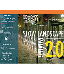 Convegno "Slow Moving Landscape 2.0" - cover locandina