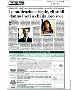 Articoli Italian Oggi Sette: la comunicazione negli studi