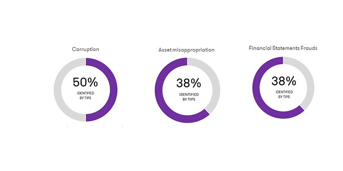 Occupational frauds: percentages Occupational frauds: percentages