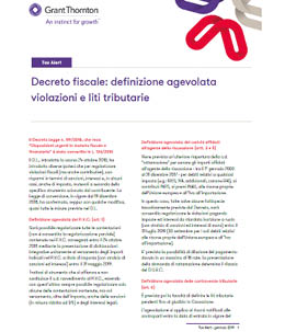 Tax Alert: decreto fiscale