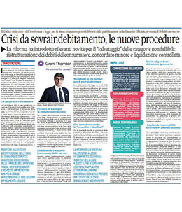 Nuove procedure crisi da sovraindebitamento