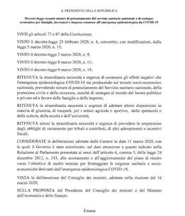 Decreto Cura Italia_17 Marzo