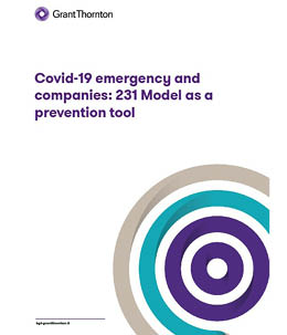 Brochure for Model 231 - Law decree Cura Italia