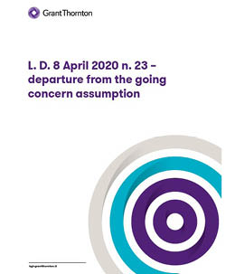 Law decree 8 April - Alert illustration