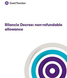 Illustration for "Rilancio Decree - non refundable allowance"