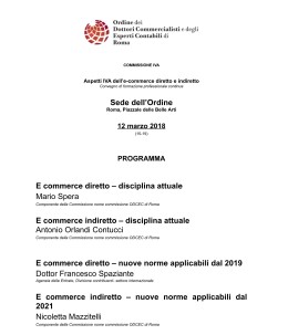 Locandina convegno IVA 12/03/2018