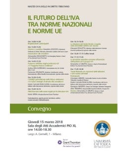 Locandina Covegno Cattolica_Il futuro dell'IVA