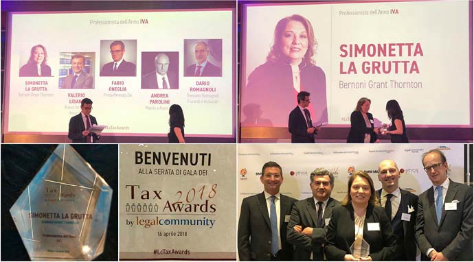Simonetta La Grutta awarded as VAT Professional of the year
