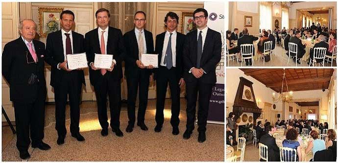 Pictures of the winners of the GEA 2010 with Giuseppe Bernoni and Stefano Salvadeo
