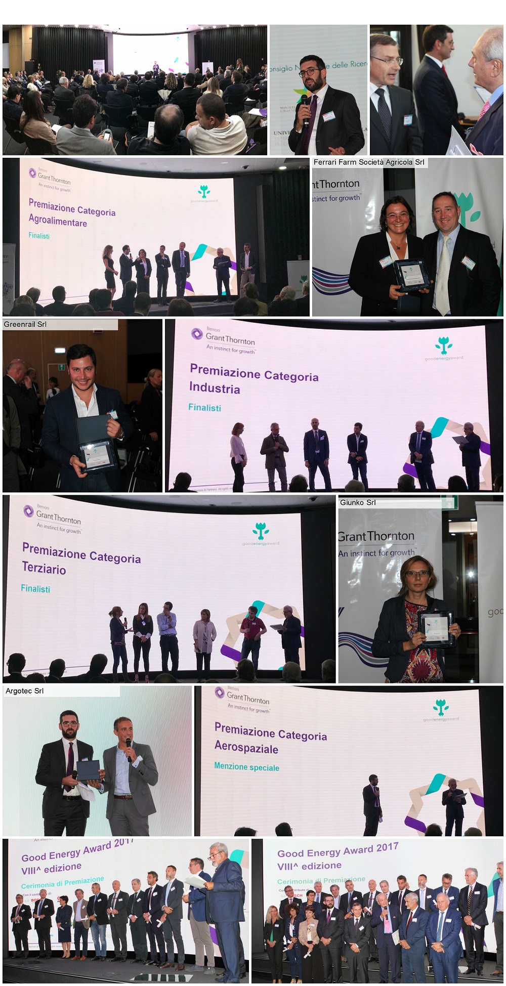 Photos of the Good Energy Award 2017 prize-giving ceremony