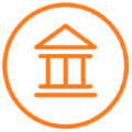 "Institutional building" icon