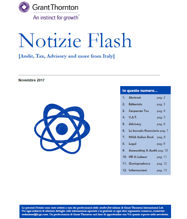 Notizie Flash novembre 2017 cover image