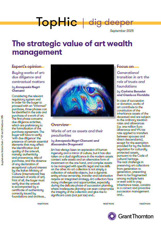 The strategic value of art wealth management