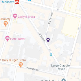 milano statuto office map