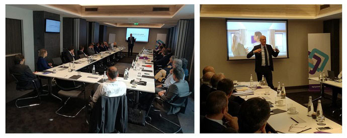 Peter Bodin parla ai soci Bernoni Grant Thornton in occasione dell'Annual Partners' Meeting